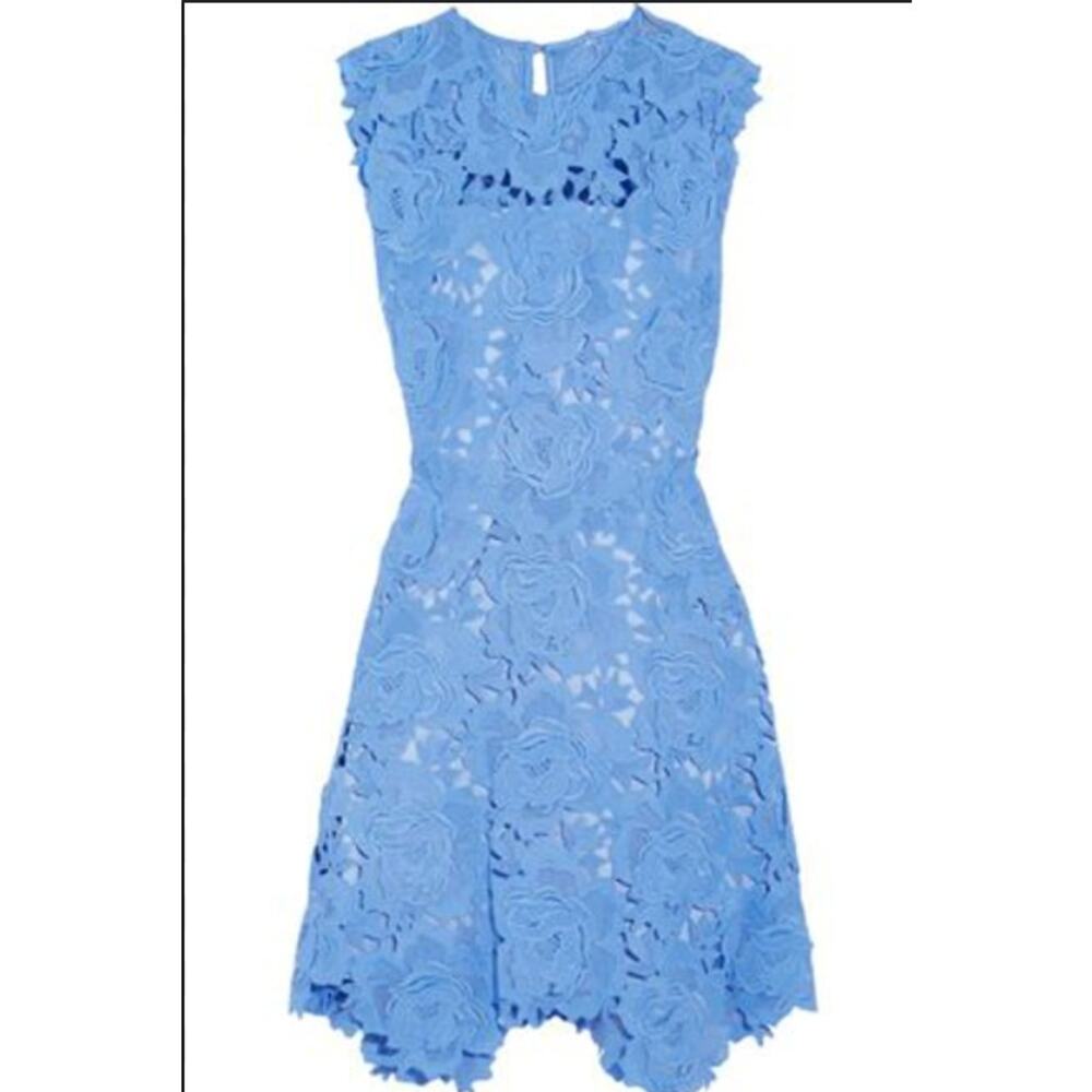 catherine deane 8 blue lace fjola dress